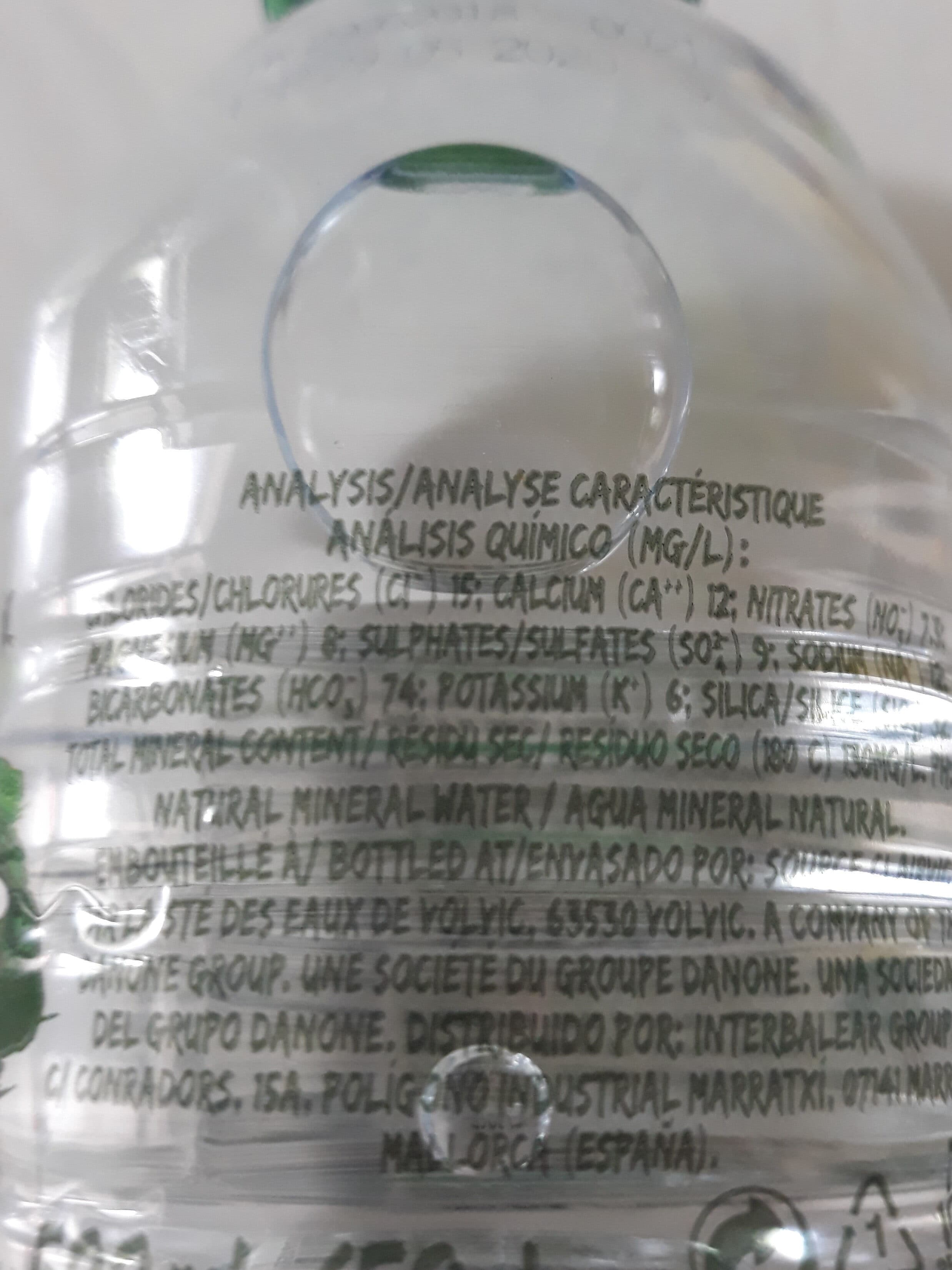 Volvic Natural Mineral Water packshot