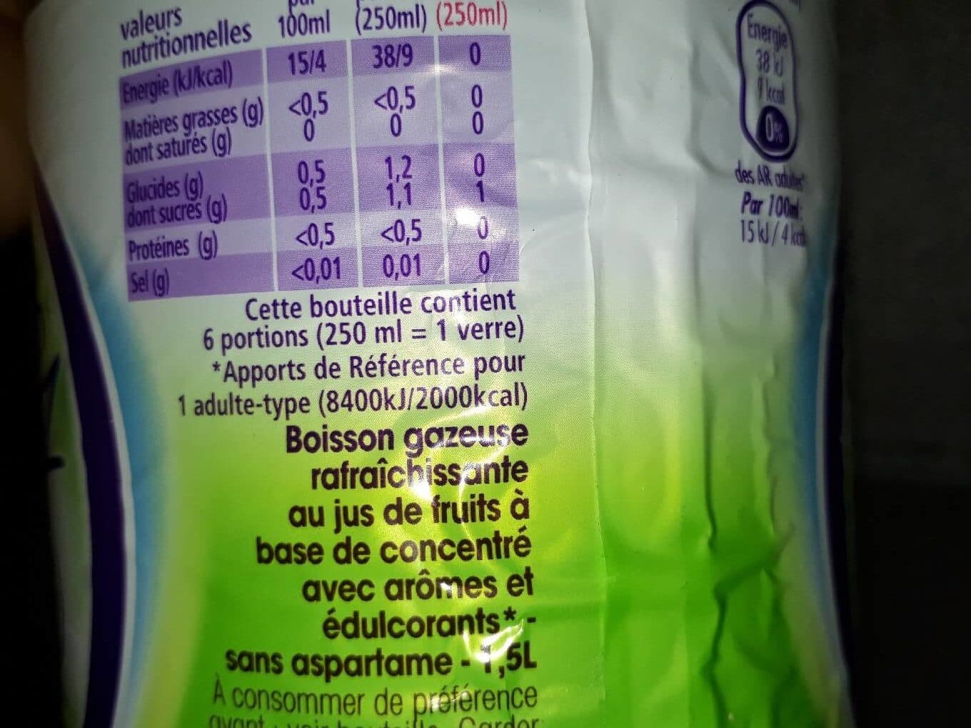 Danone Fiz Citron Vert packshot