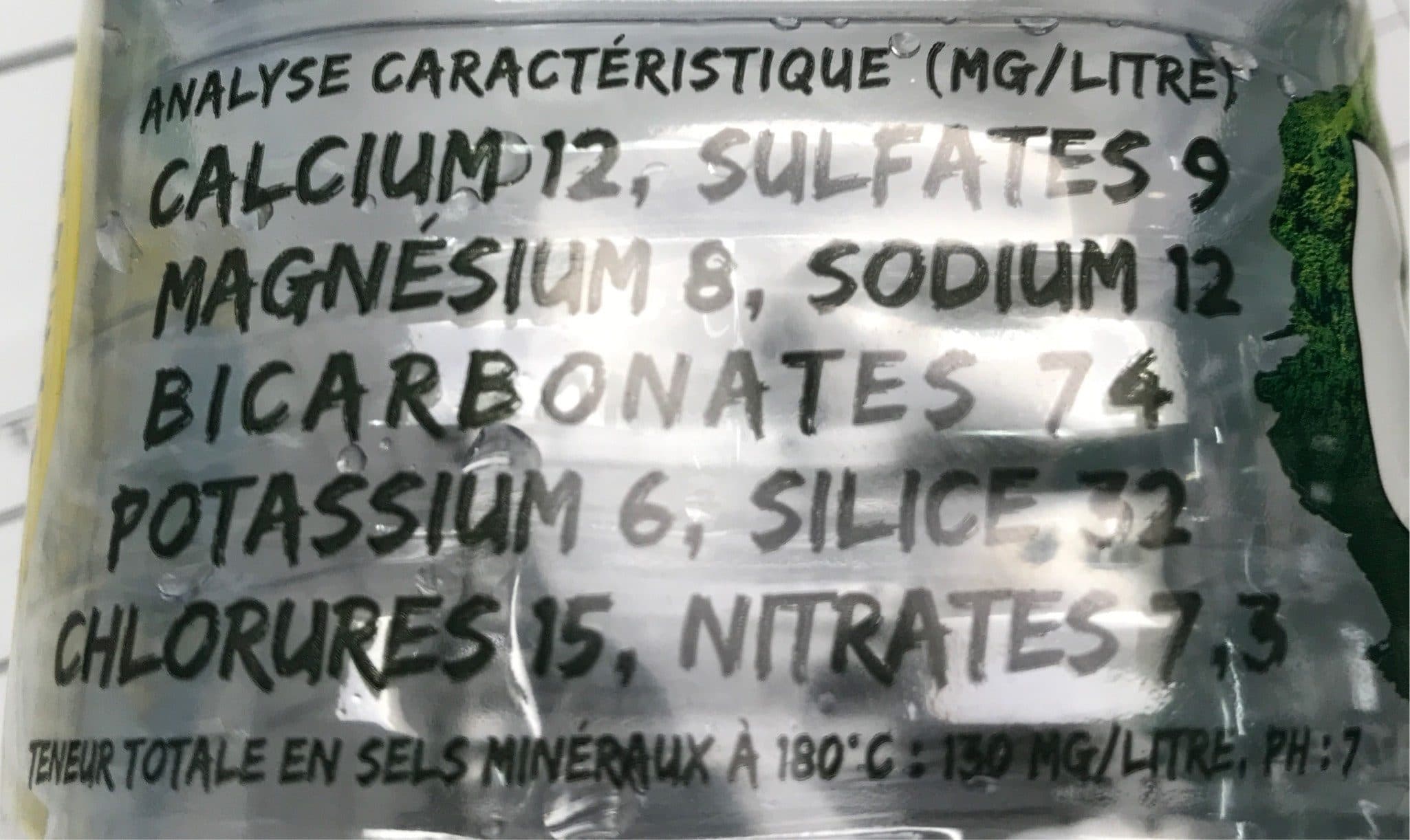 Danone Eau minérale packshot
