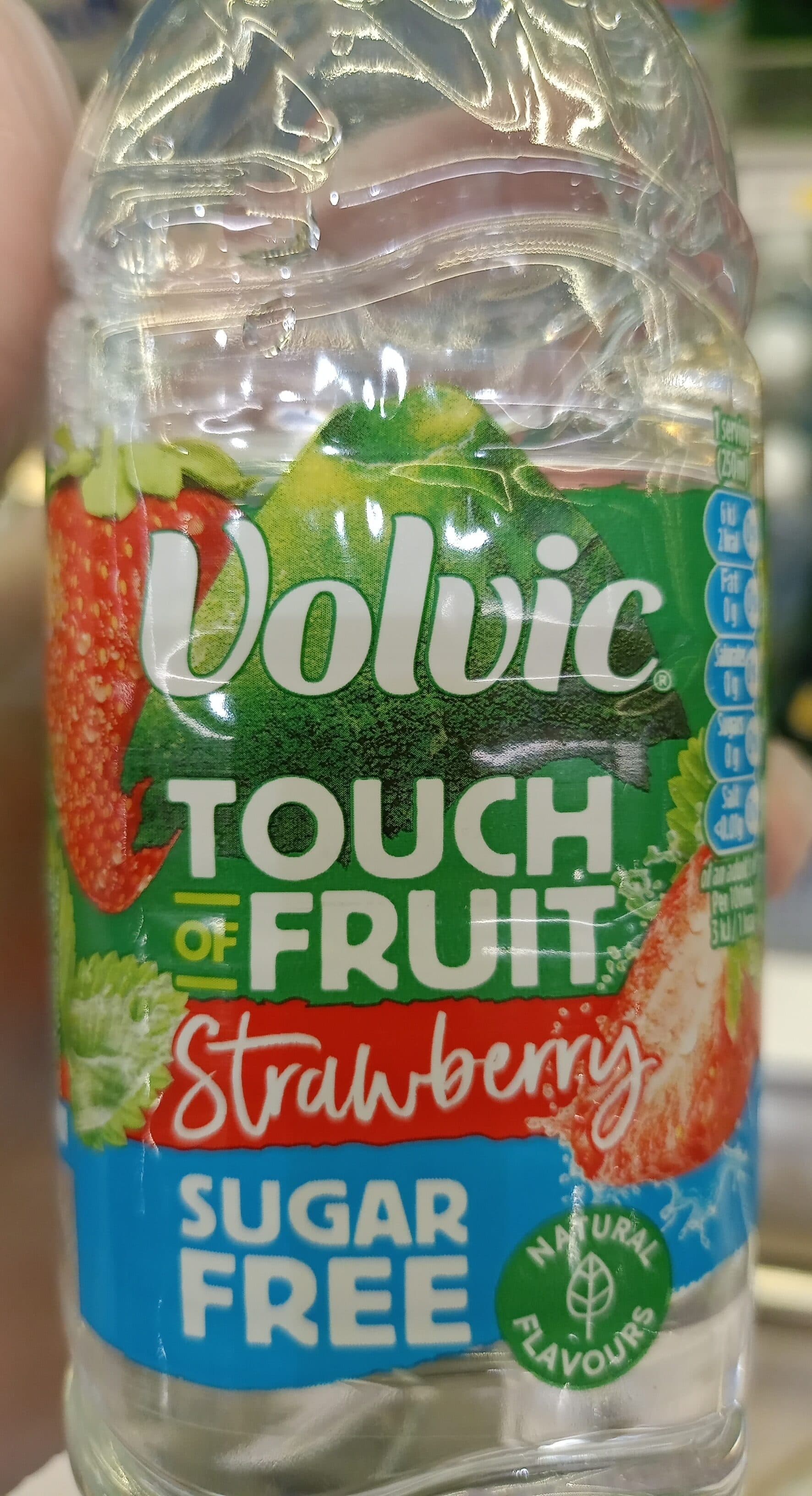 Volvic Volvic Touch of Fruit Strawberry Sugar Free 500ML packshot
