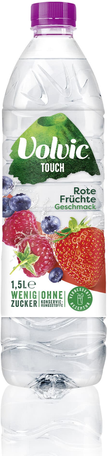 Danone Volvic Touch Rote Früchte 1,5L packshot