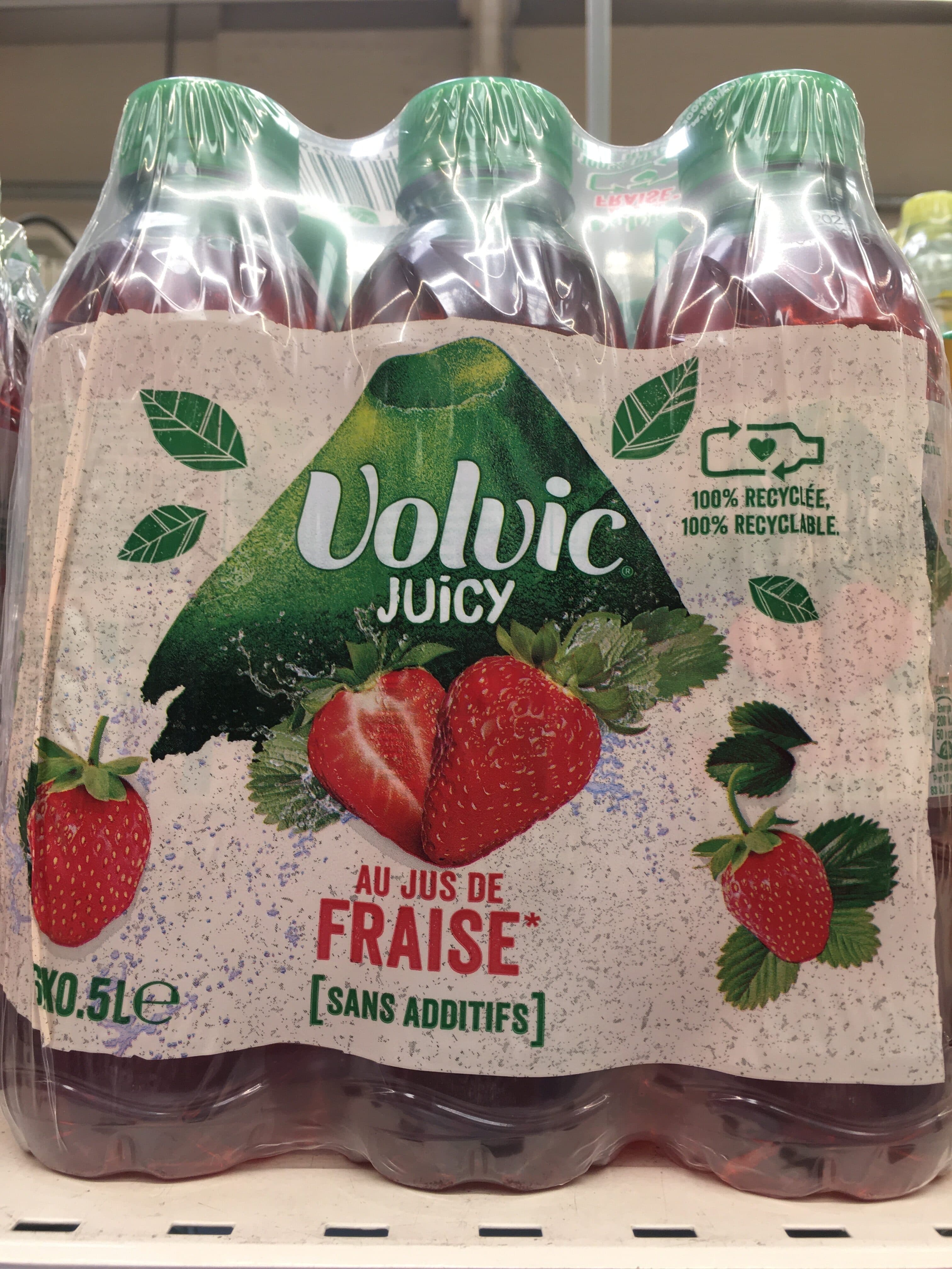 Volvic 6X50CL VOLVIC JUICY FRAISE packshot