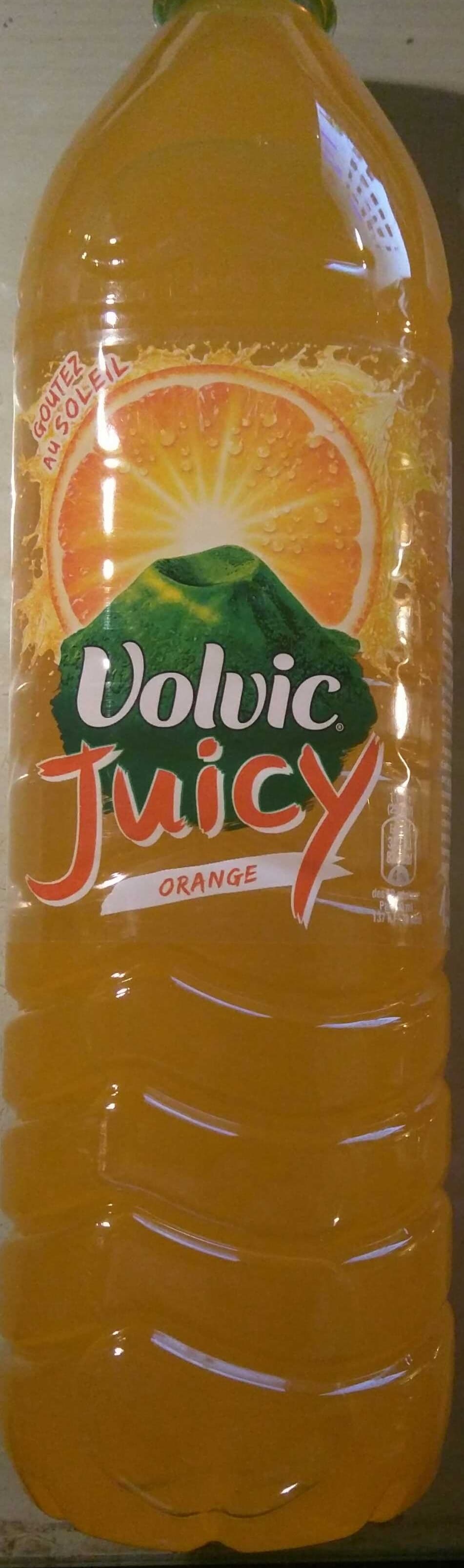 Volvic Juicy Orange packshot