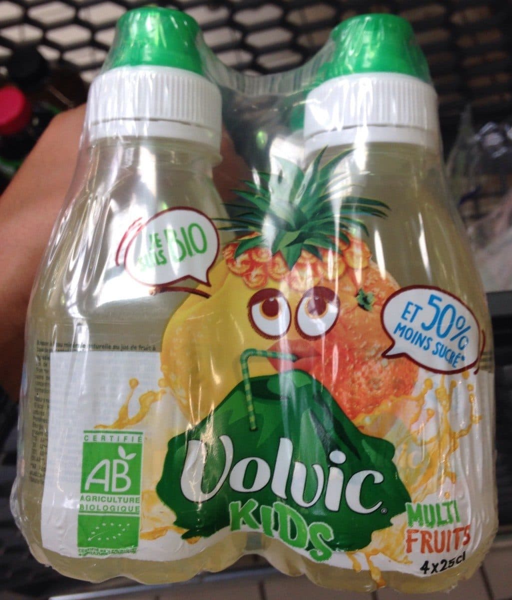 Volvic Volvic multi fruit bio packshot