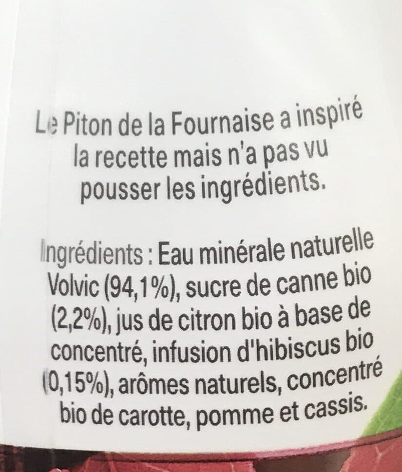 volvic volvic infusion bio packshot
