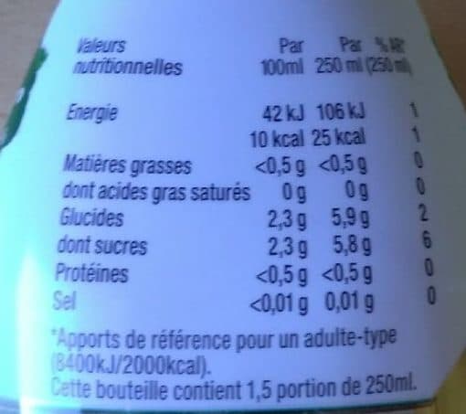 Volvic Infusion Bio Eyjaflallajökull packshot