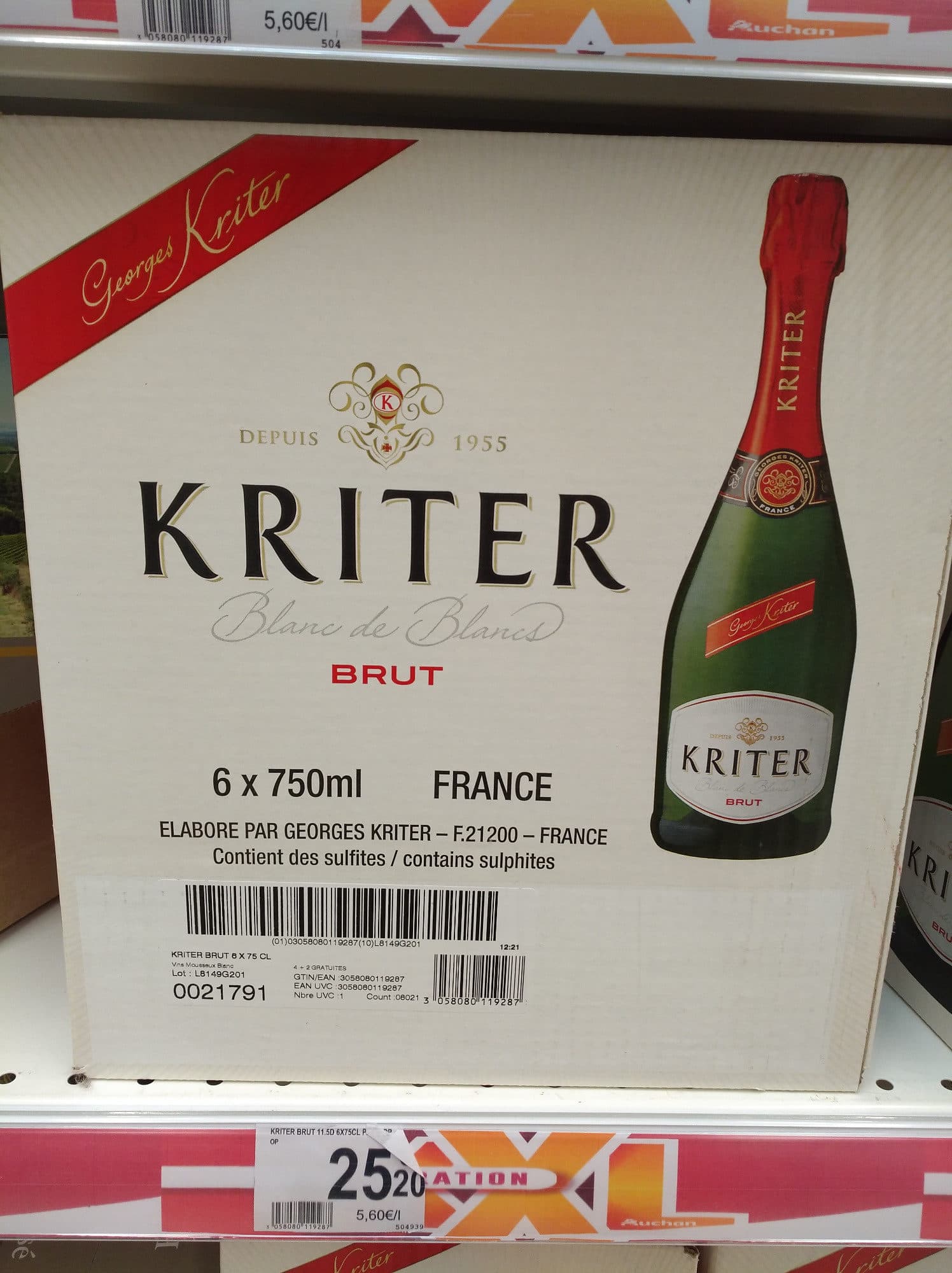 Kriter Blanc de Blanc Brut packshot