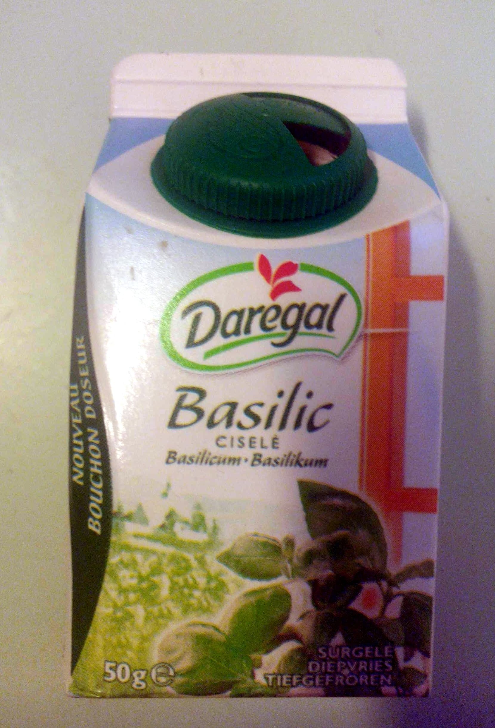 Daregal Basilic ciselé surgelé packshot