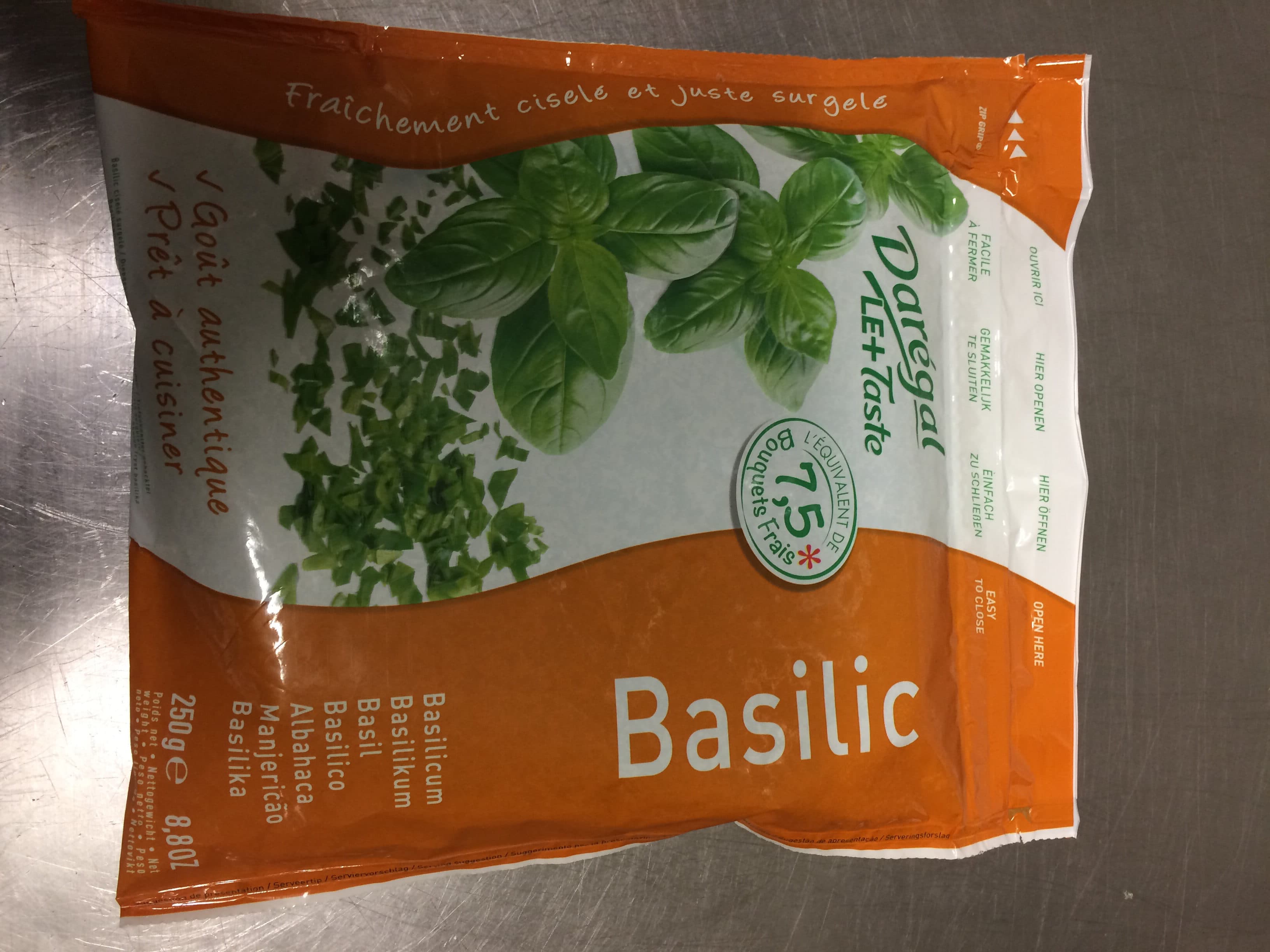 Open Food Facts 250G Basilic packshot