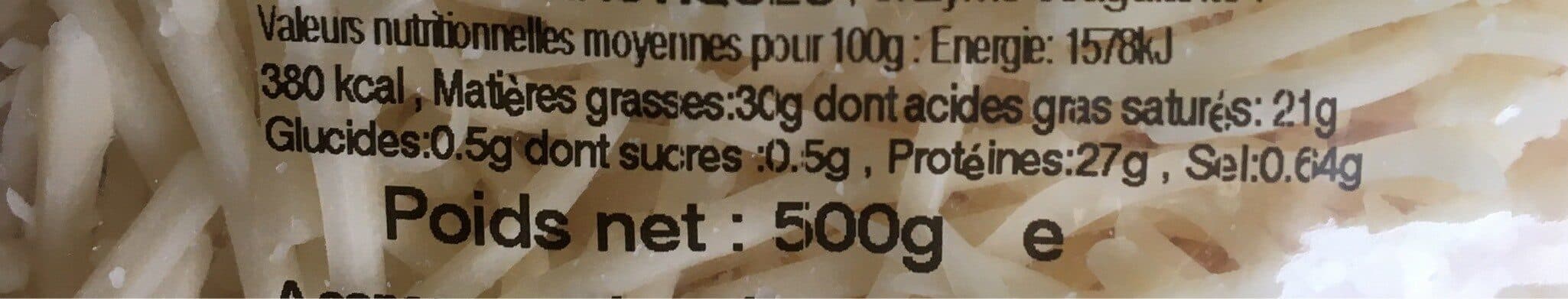 Lis D’or Fromages Râpé packshot