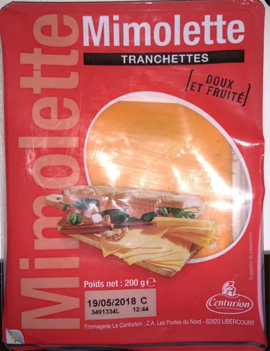 Open Food Facts Mimolette en tranchettes packshot