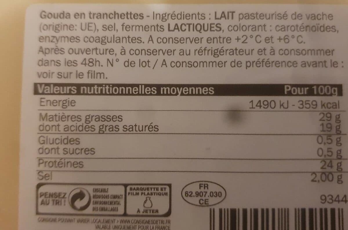 Centurion Gouda tranchettes packshot