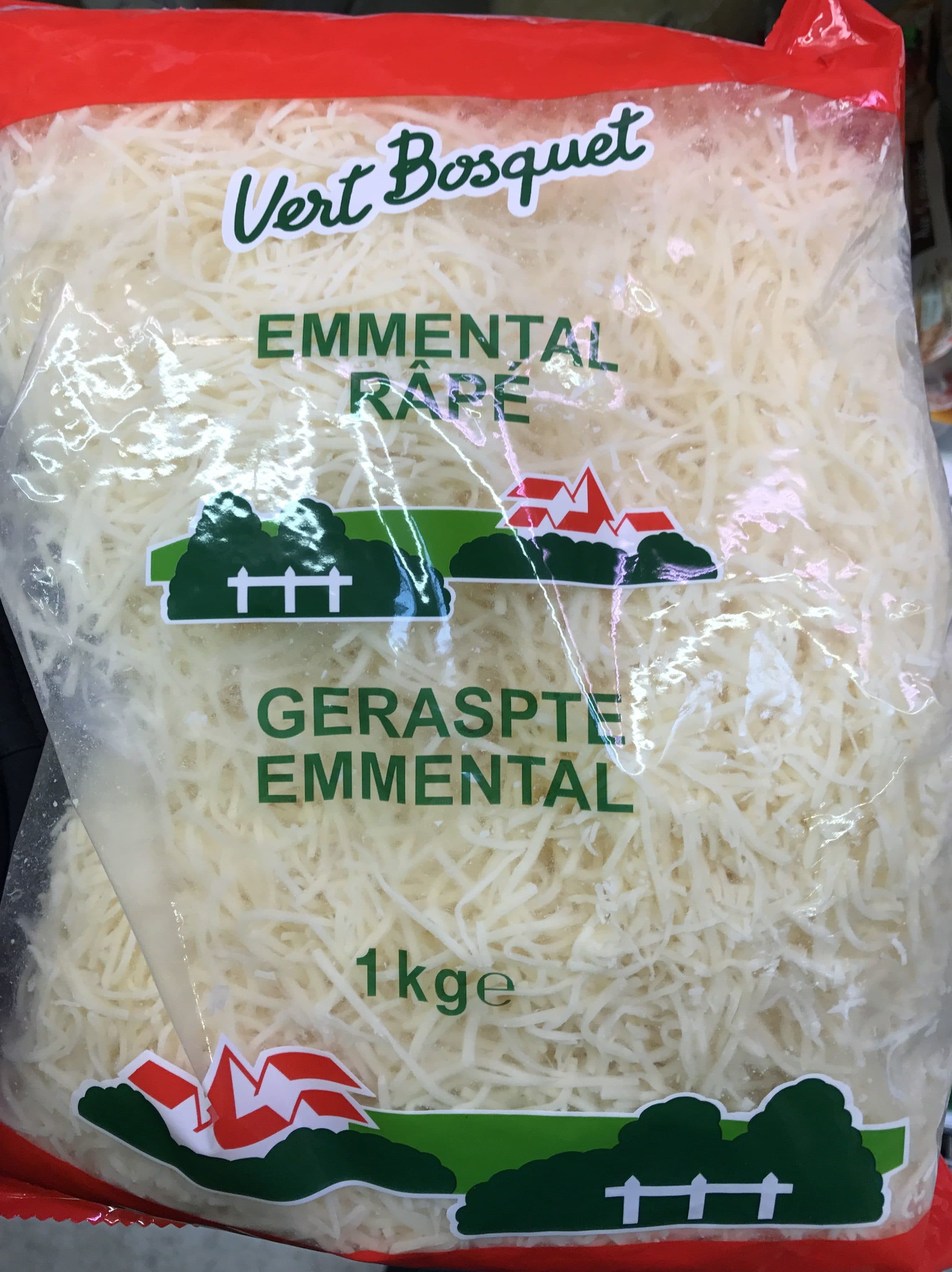 Vert Bosquet Emmental Râpé packshot