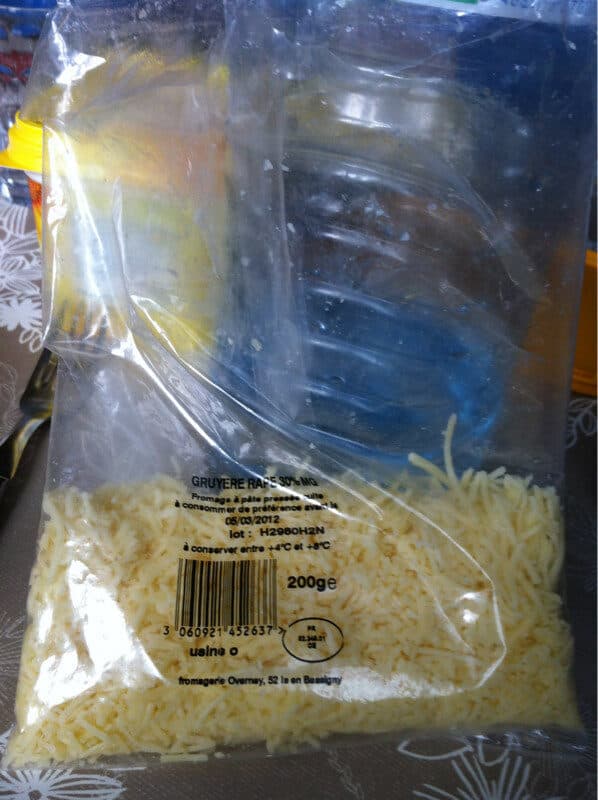 Centurion Fromagers La meule du Besac rapée packshot