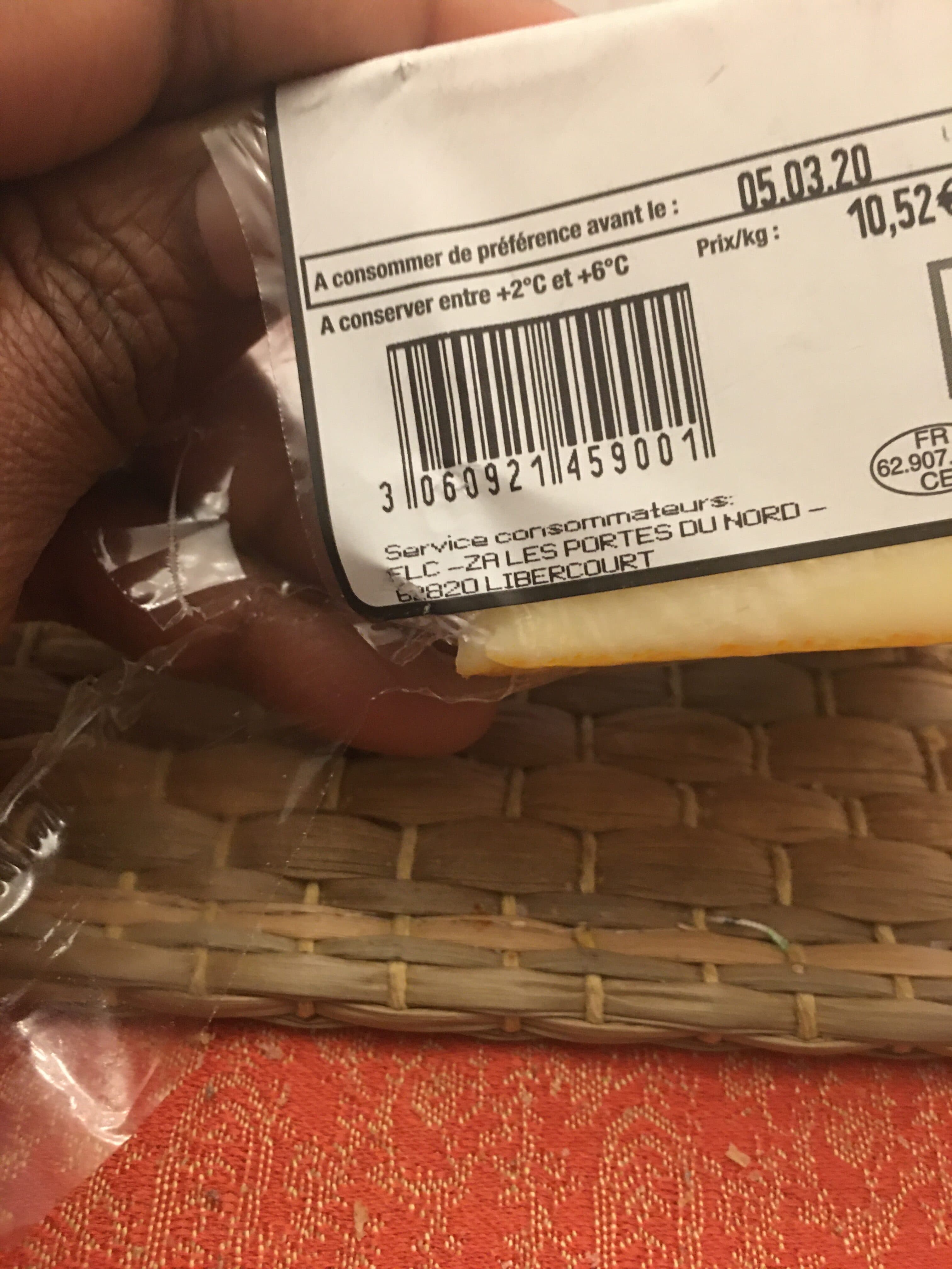 Fromagerie De Vailles Saint Paulin packshot