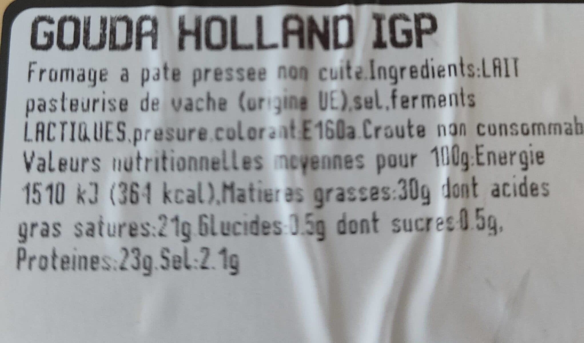 Leader Price Gouda Holland IGP packshot
