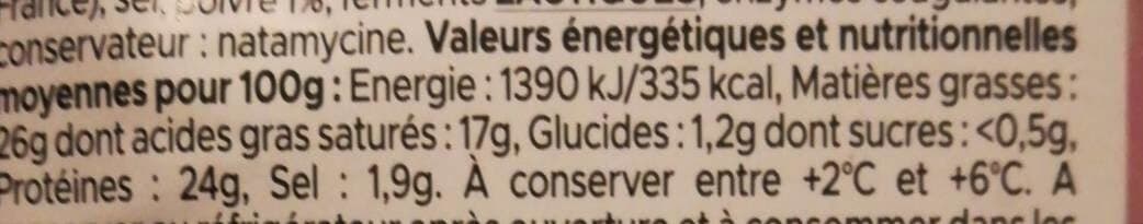 Le Centurion Fromage pour raclette poivre (25% MG) packshot
