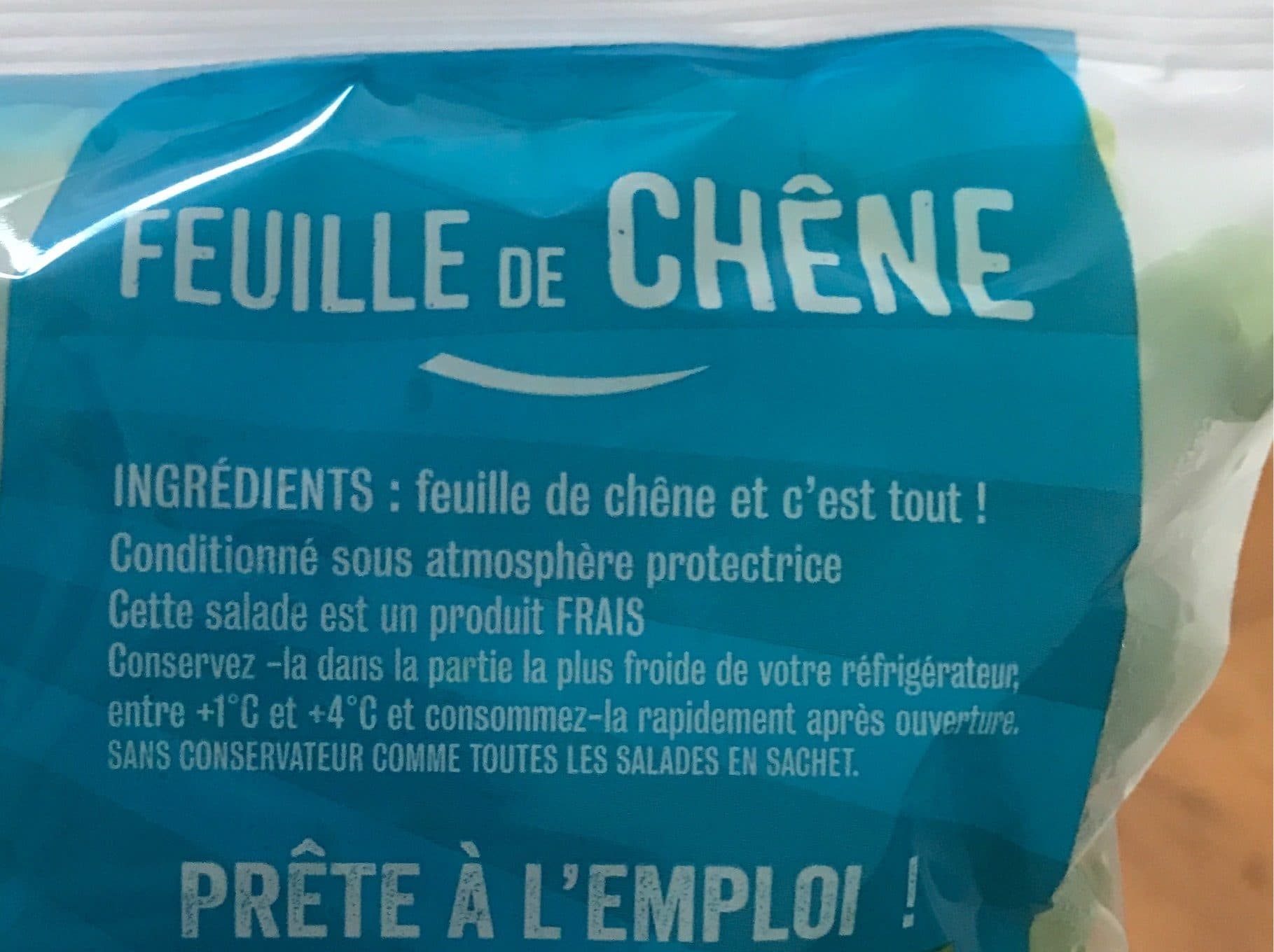 Les crudettes Salade Feuille De Chêne packshot