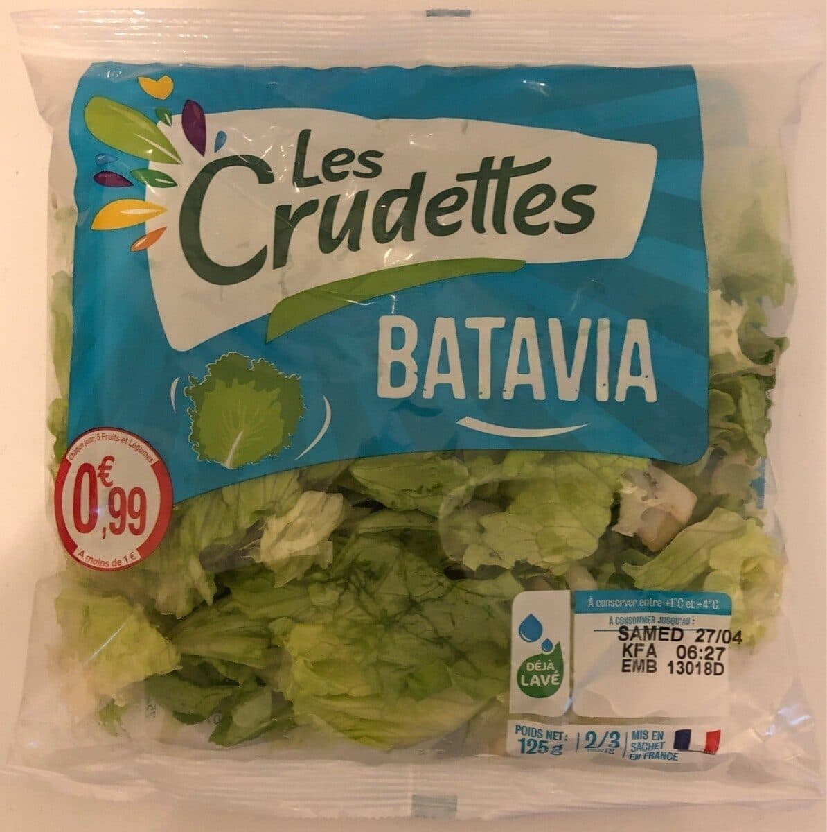 Les Crudettes Batavia packshot