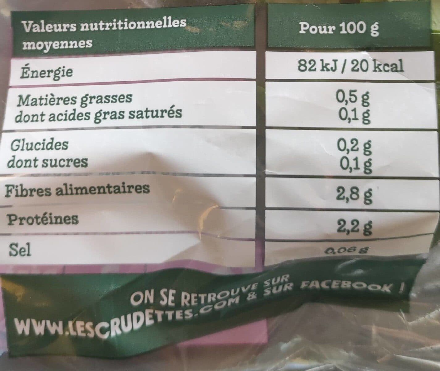 Les Crudettes Crudette mâche packshot