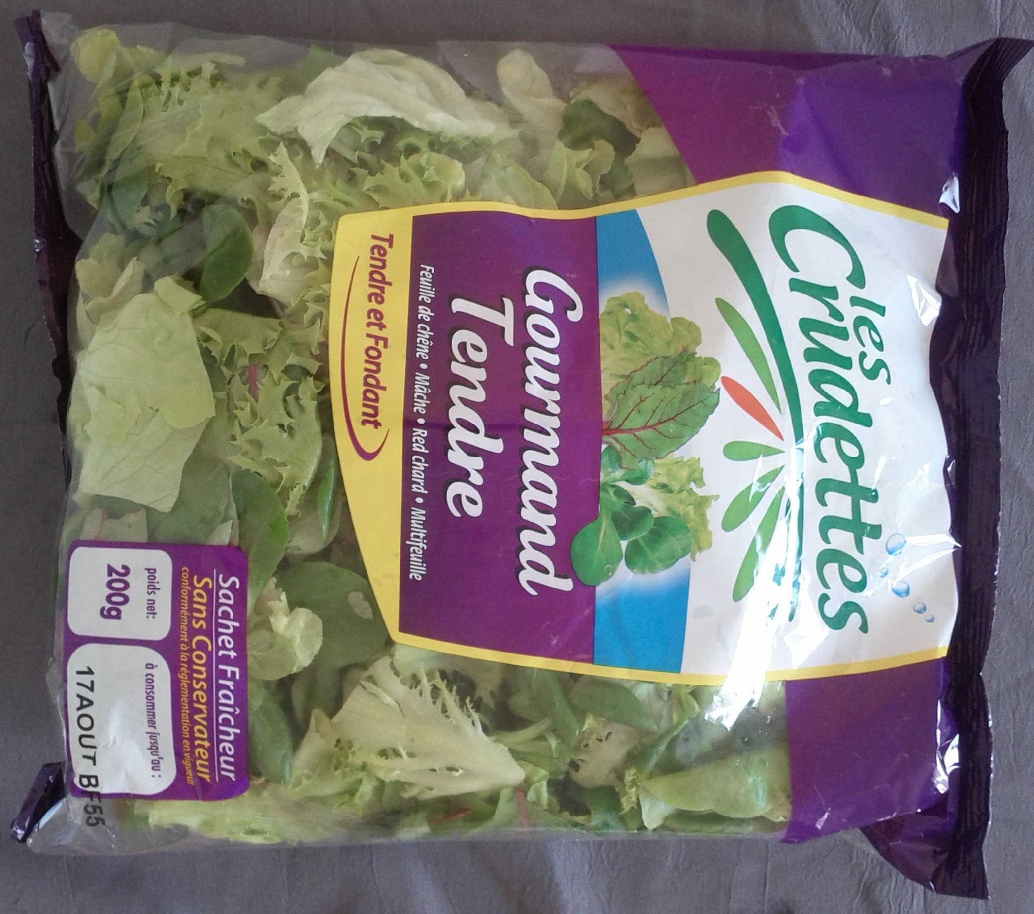 les crudettes Gourmand Tendre packshot