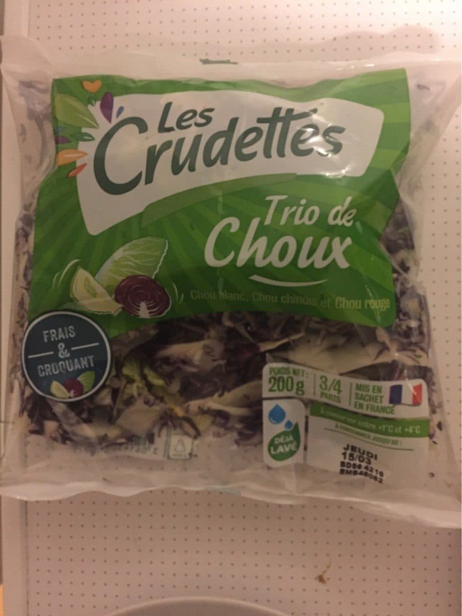 Les crudettes Trio de Choux packshot