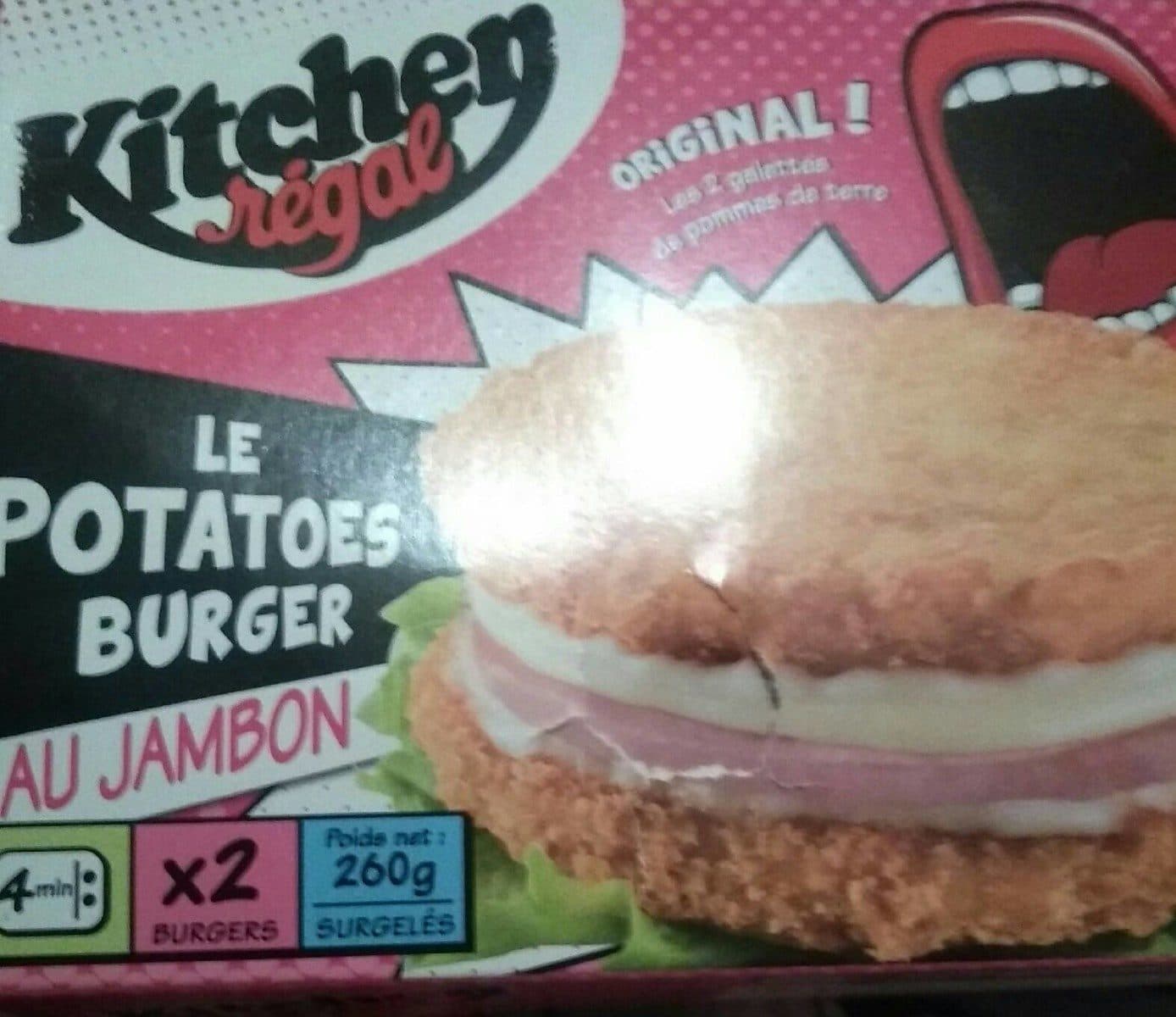 Kitchen Regal Le potatoes burger au jambon packshot