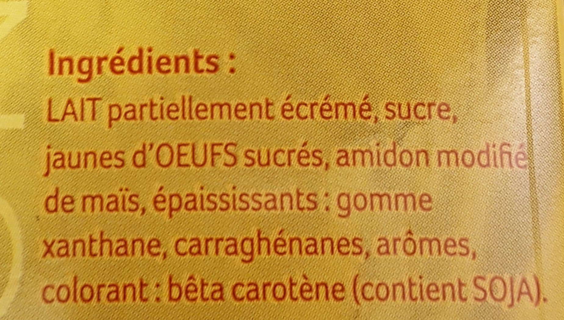 PassionFroid Crème anglaise stérilisée packshot