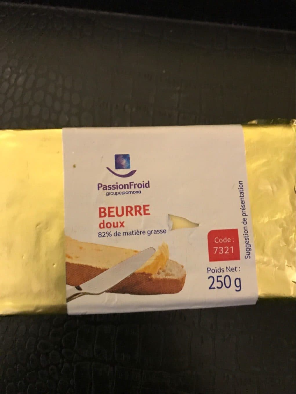 PassionFroid Beurre doux packshot