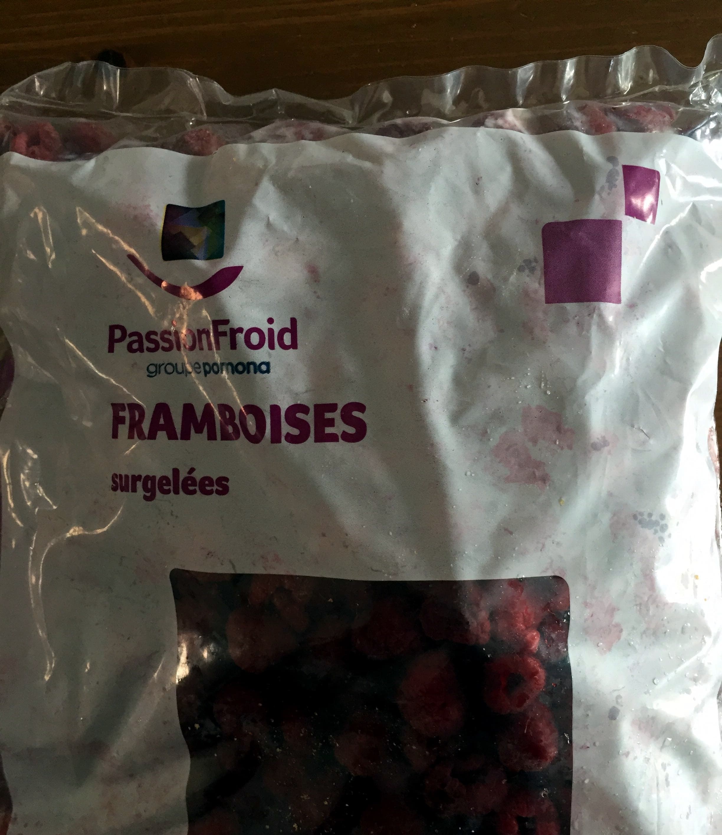 PassionFroid Framboises Surgelées packshot