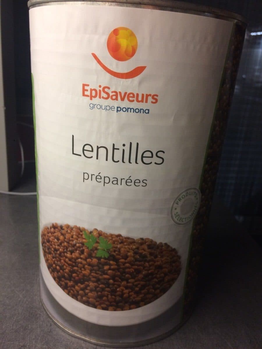 EpiSaveurs Lentilles préparées packshot