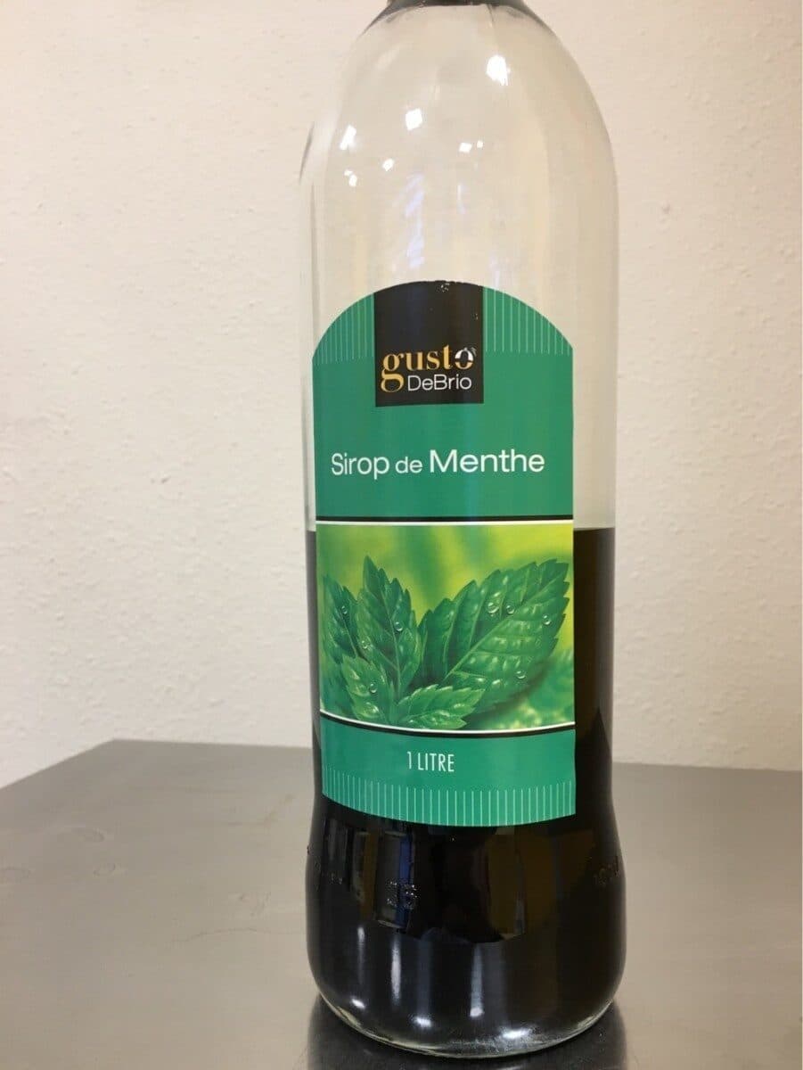 Gusto DeBrio Sirop de menthe packshot