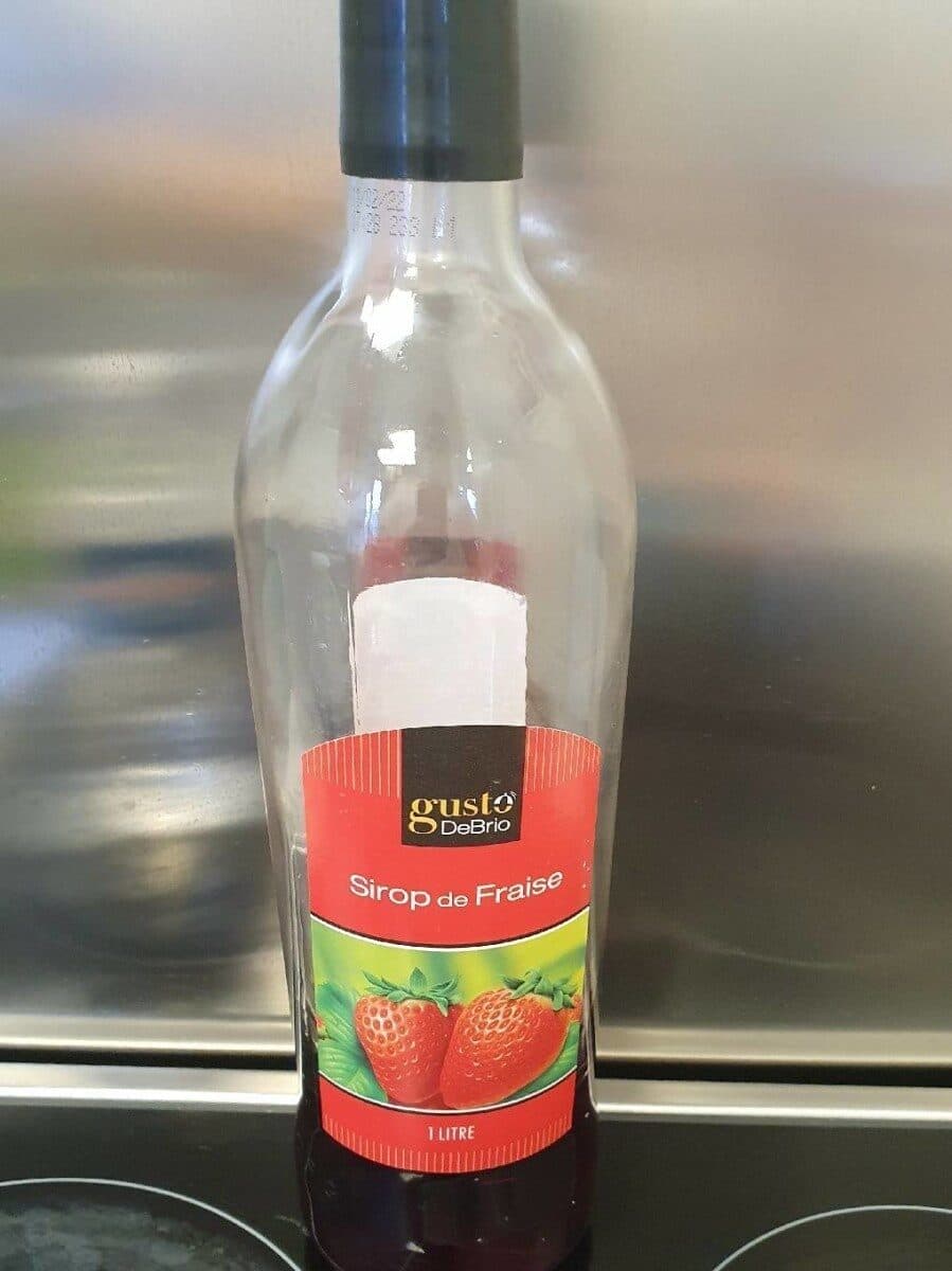 Gusto DeBrio Sirop de fraise packshot