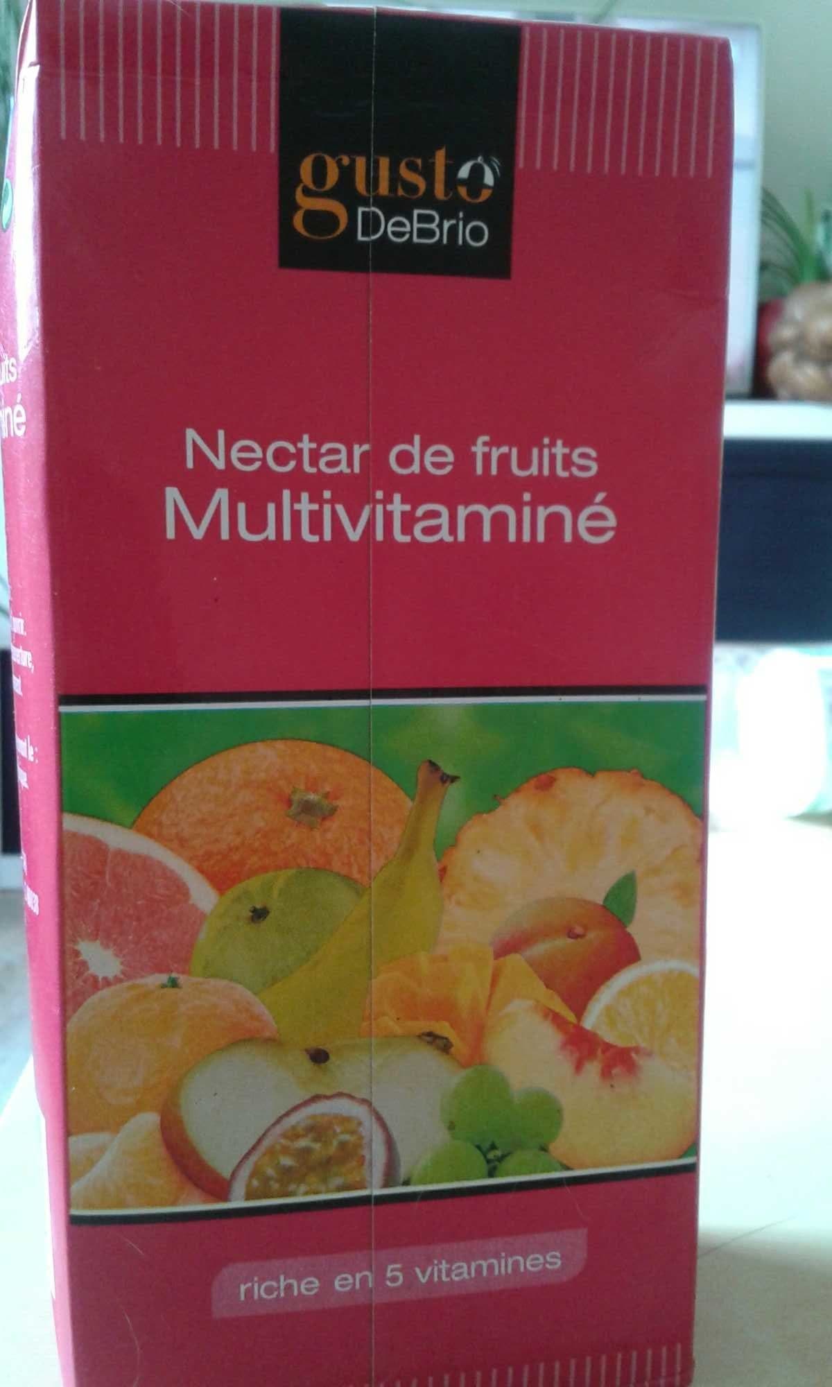 GUSTO DE BRIO Nectar de Fruits Multivitaminé packshot