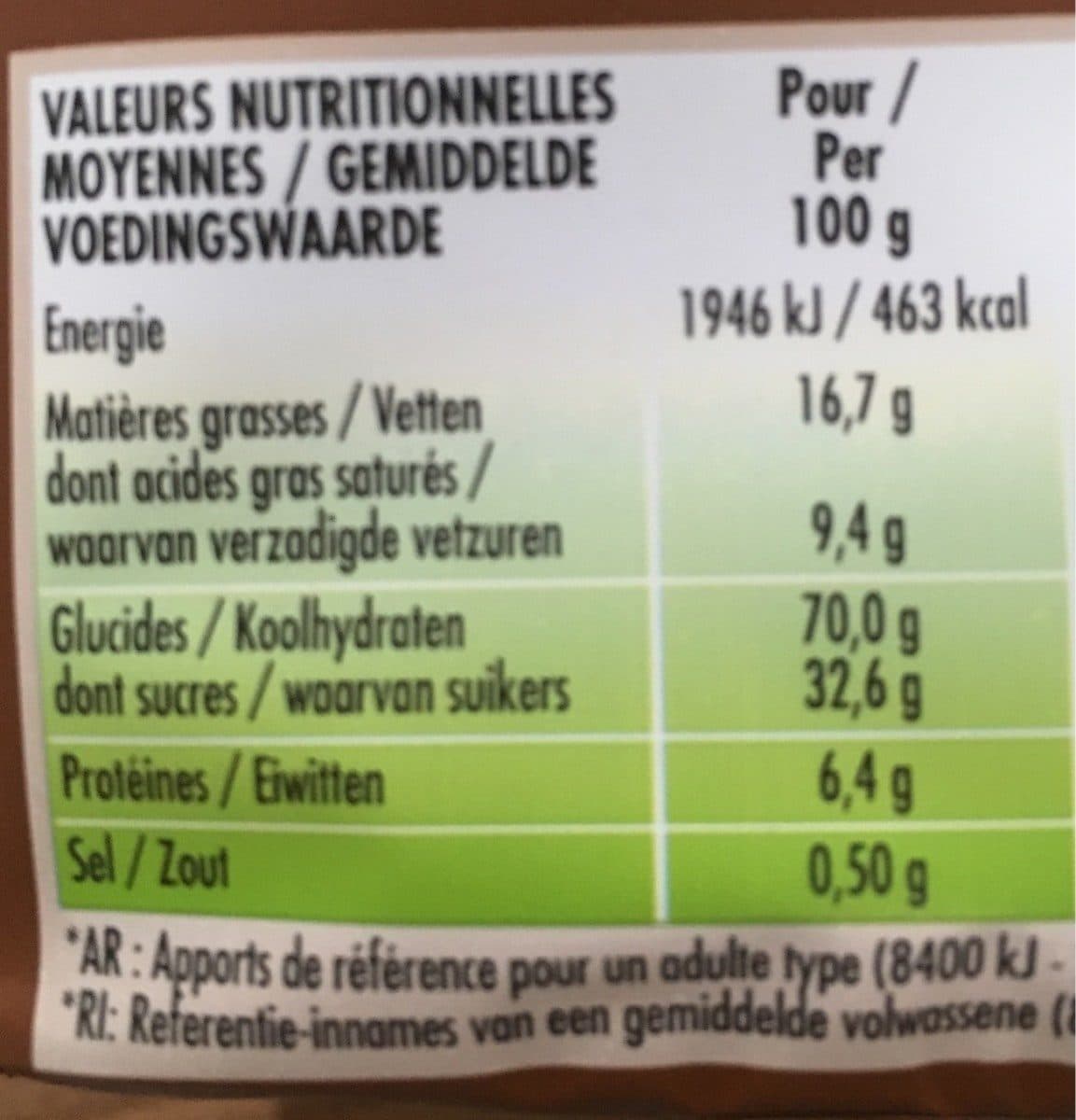 Open Food Facts Bn gout chocolat packshot