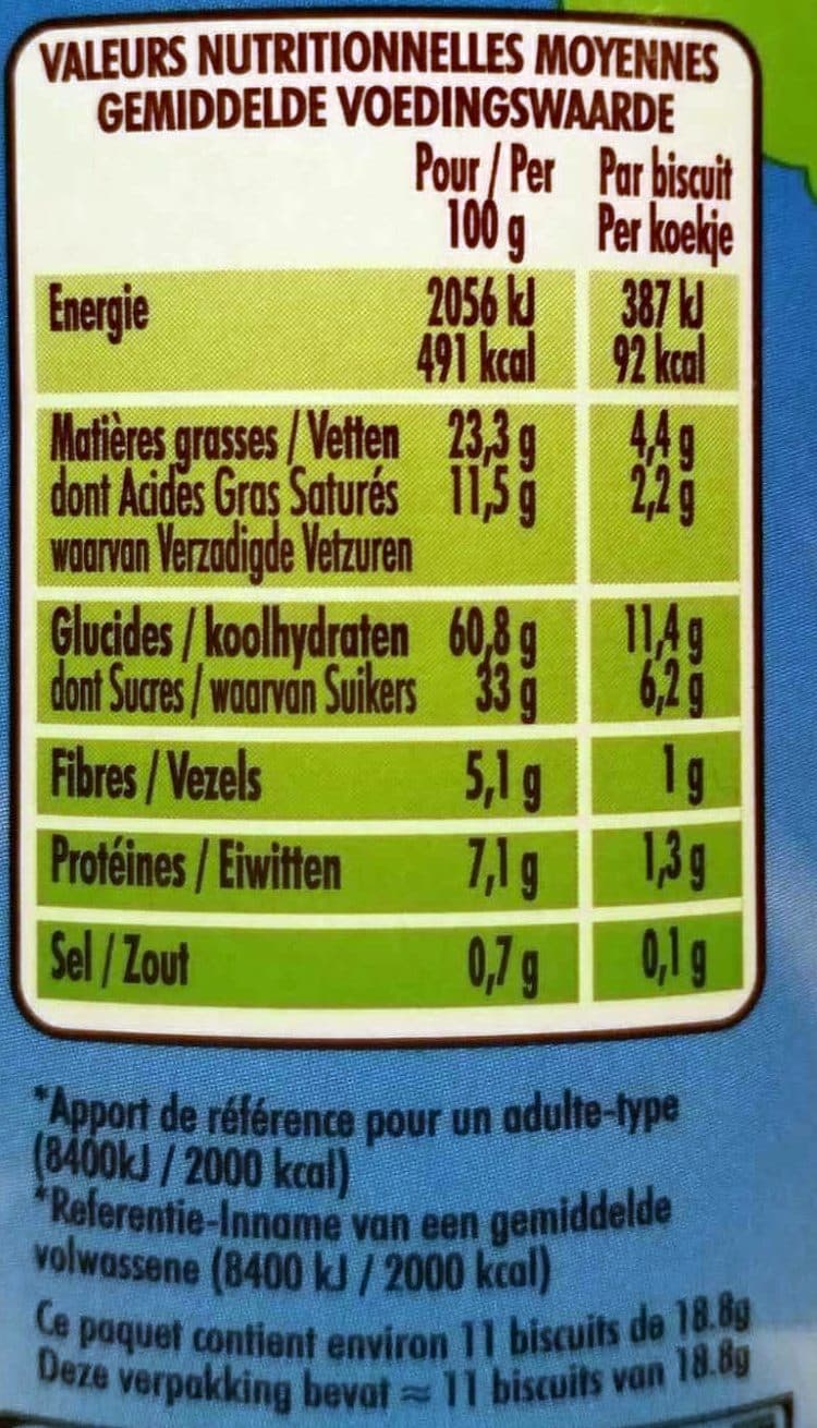 BN P'tit Déj - Biscuits nappés de chocolat au lait packshot