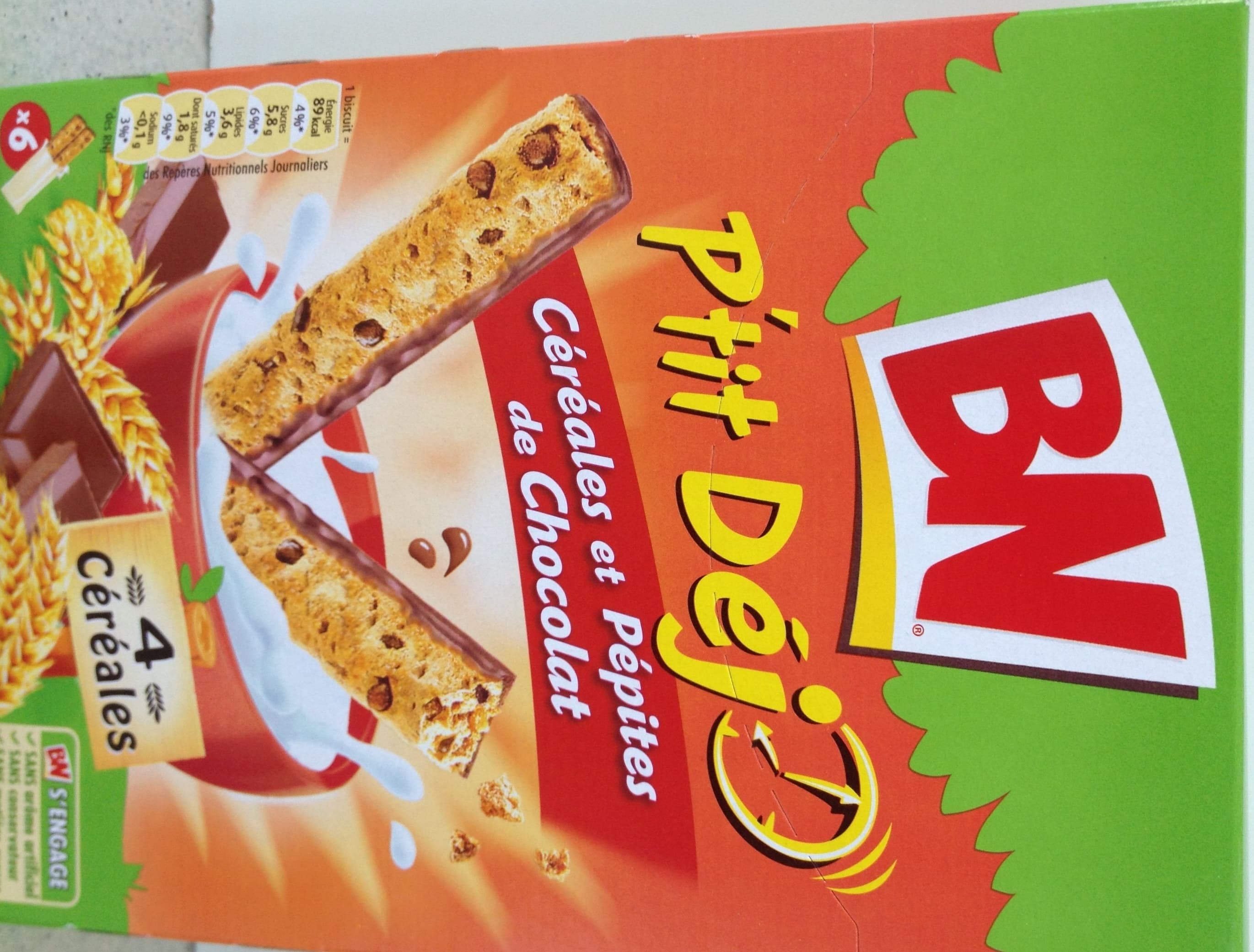 BN P'tit Déj - Céréales et pépites de chocolat packshot