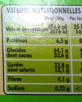 BN Mini BN Goût Chocolat packshot