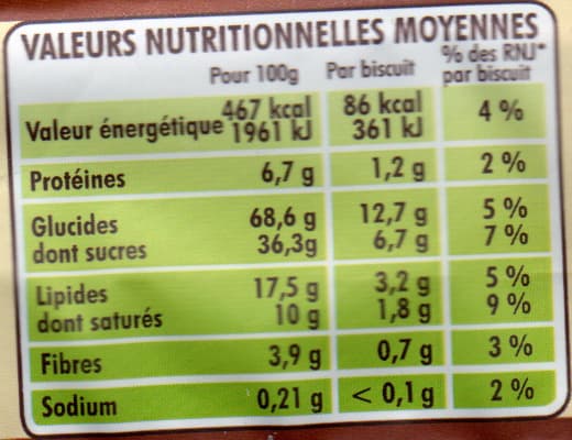 BN BN goût chocolat packshot