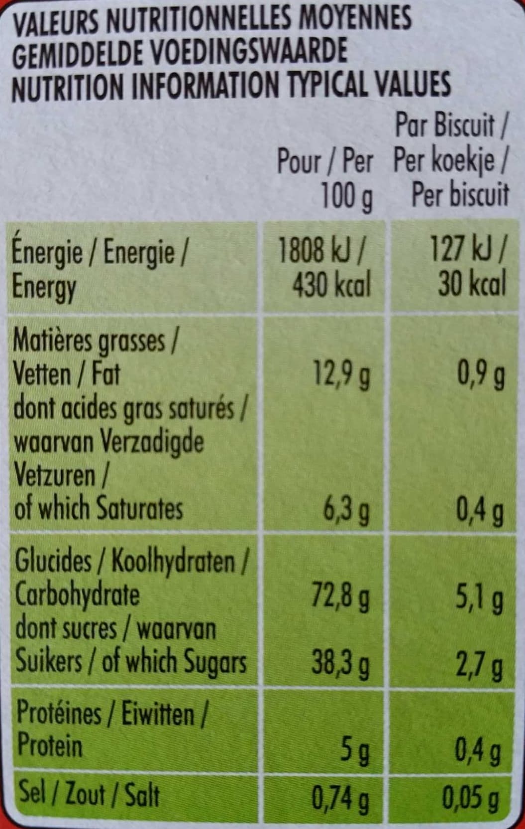 BN Mini BN goût fraise (format familial) packshot