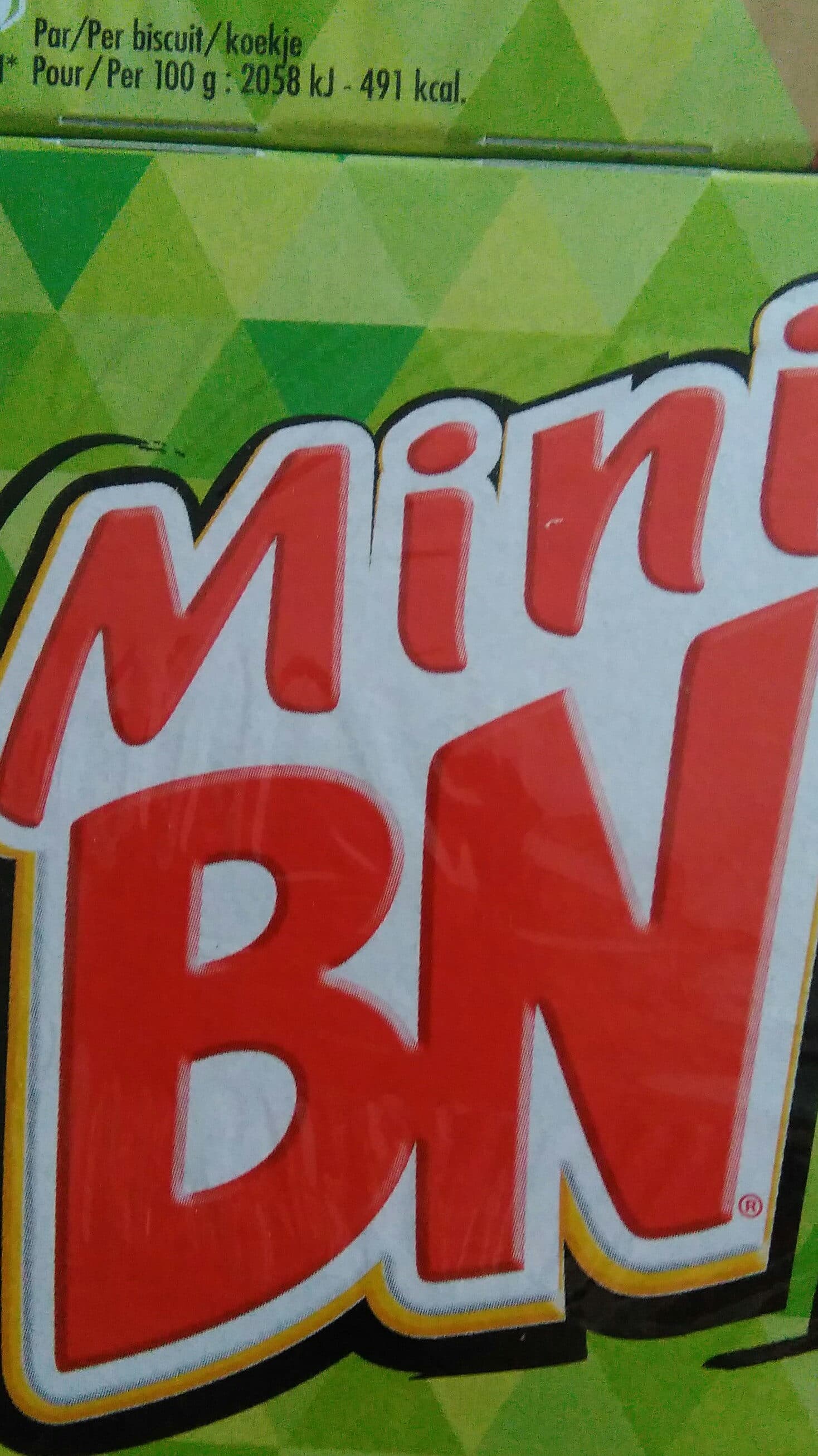 Open Food Facts Mini BN à la fraise 2x175g + Mini BN chocolat packshot