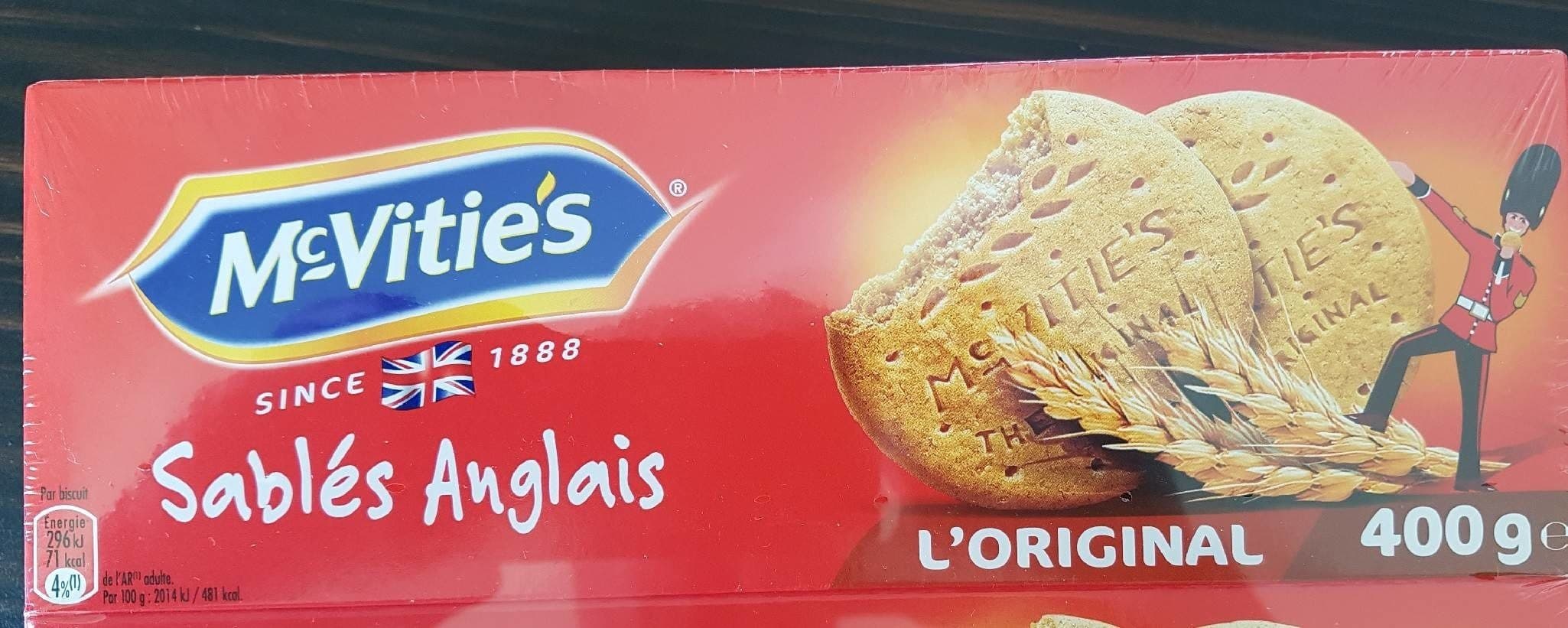 McVitie's Sablés anglais packshot