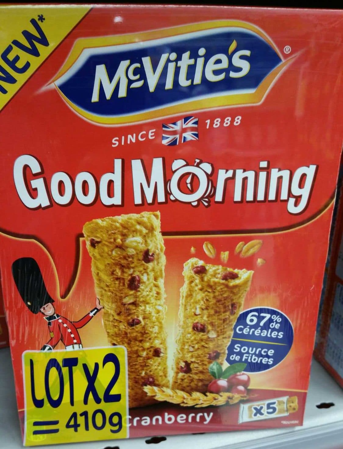 McVitie's Good Morning Cranberry packshot