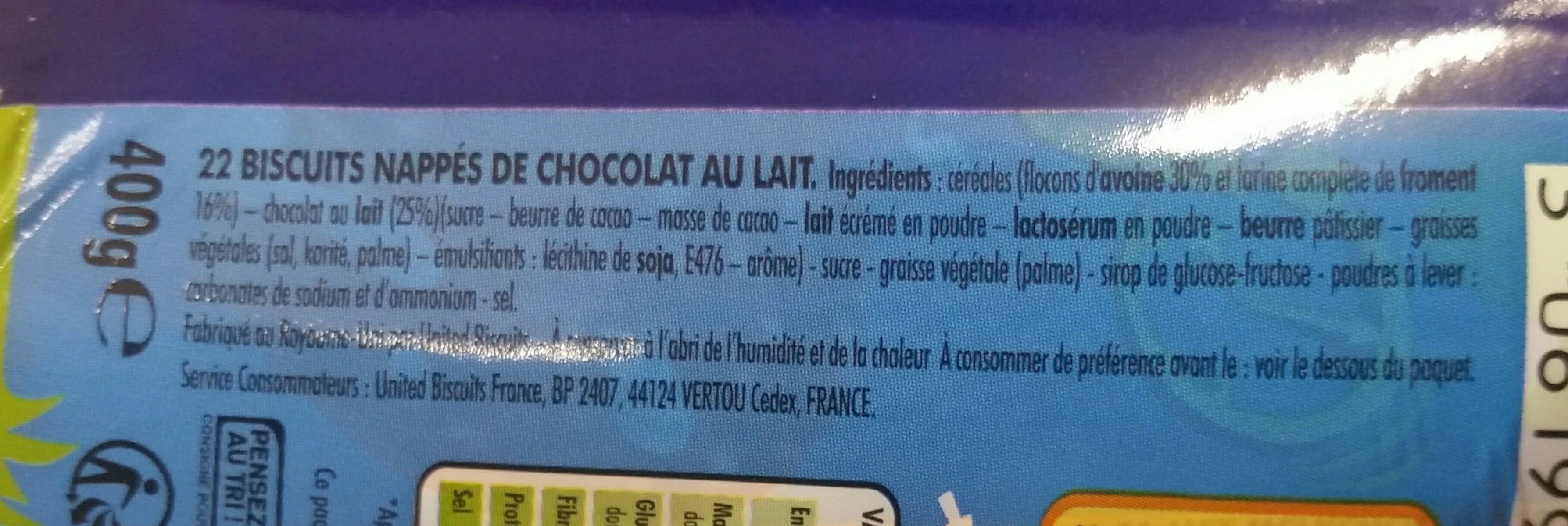 Open Food Facts Biscuits P'tit Dej extra chocolat BN packshot
