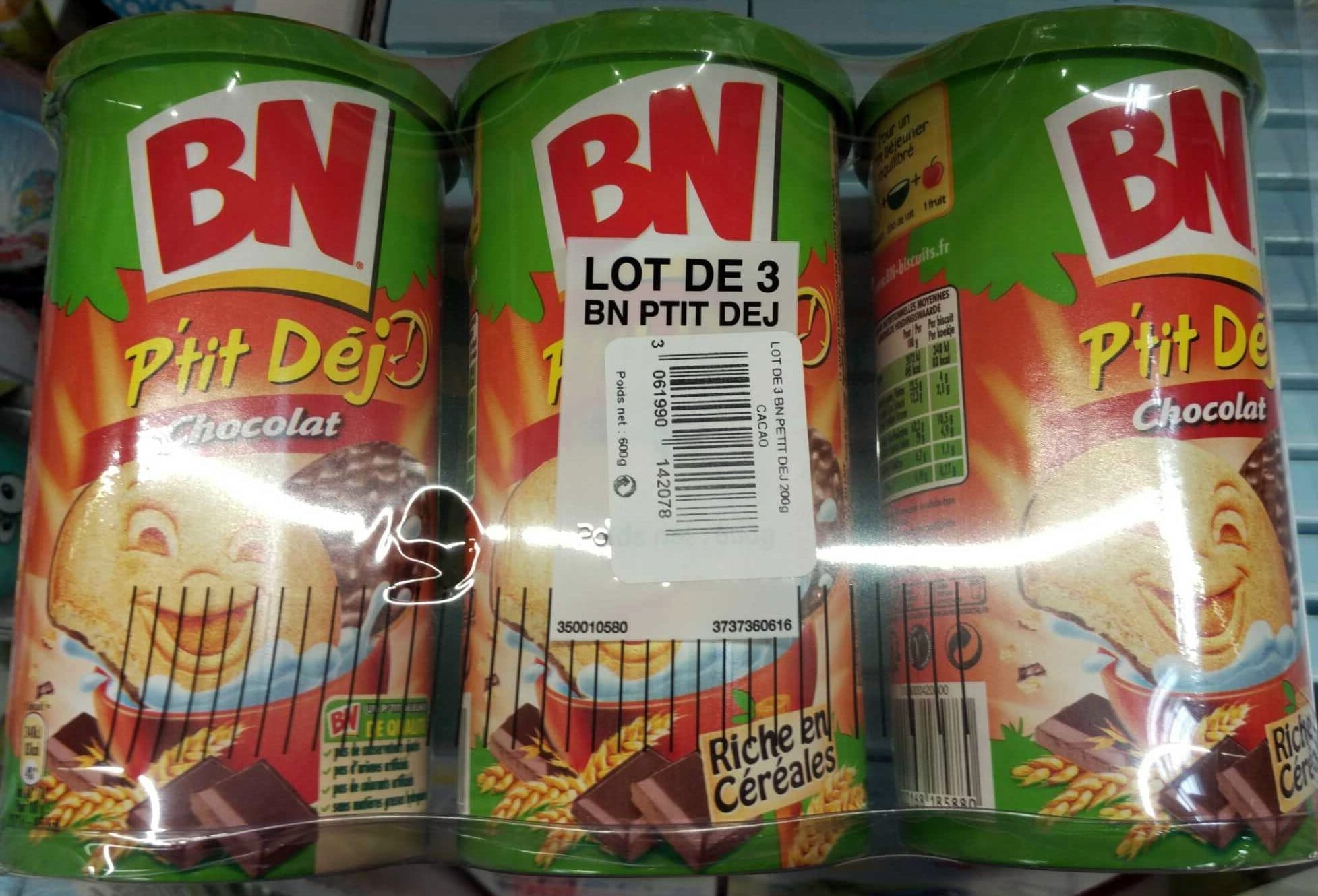 BN P'tit Déj Chocolat (Lot de 3) packshot