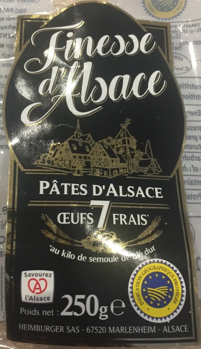Open Food Facts Pates finesse d'Alsace packshot
