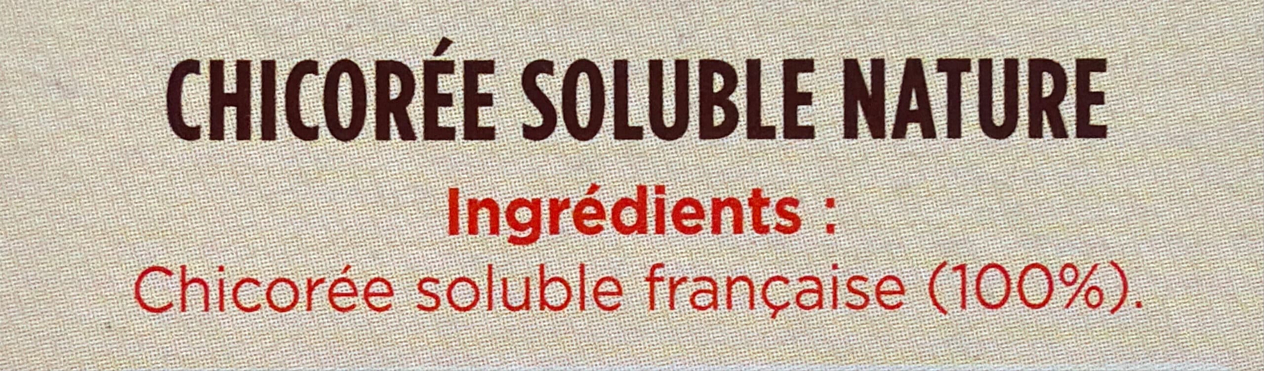 Leroux Chicorée soluble stick nature packshot