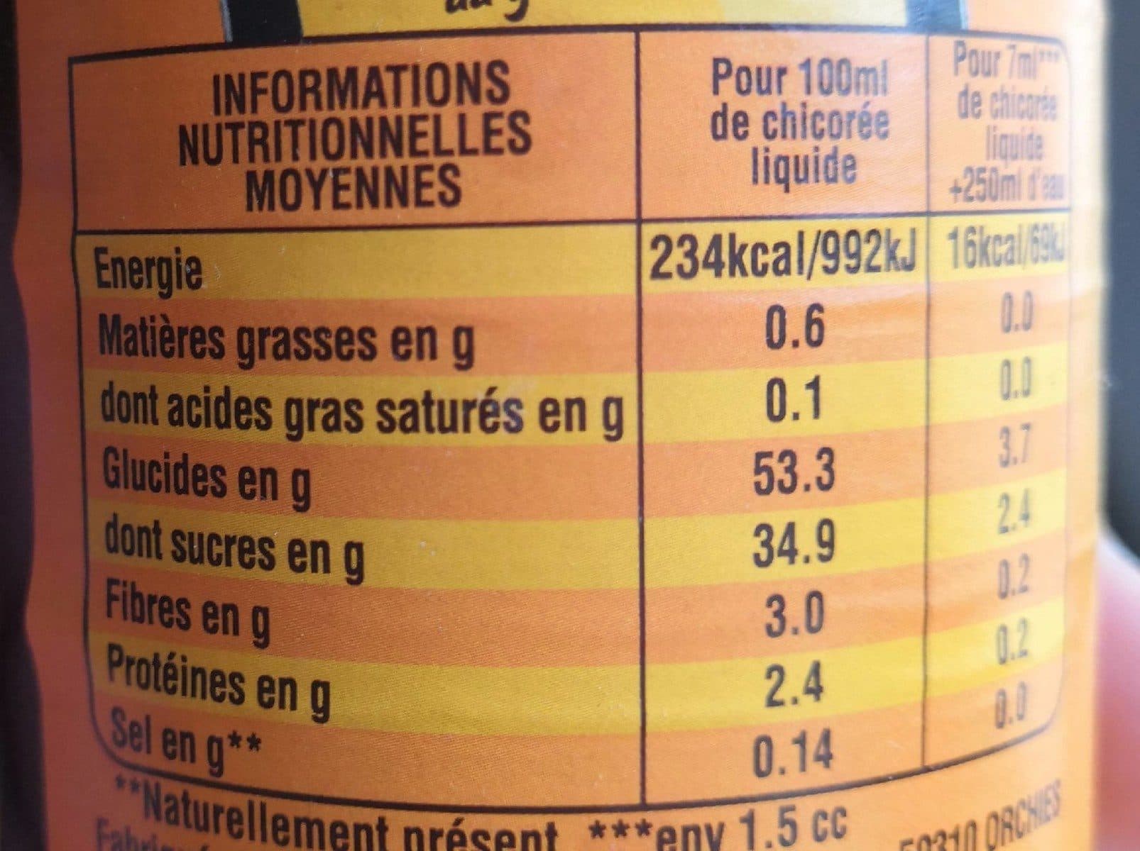 Leroux Chicorée liquide packshot