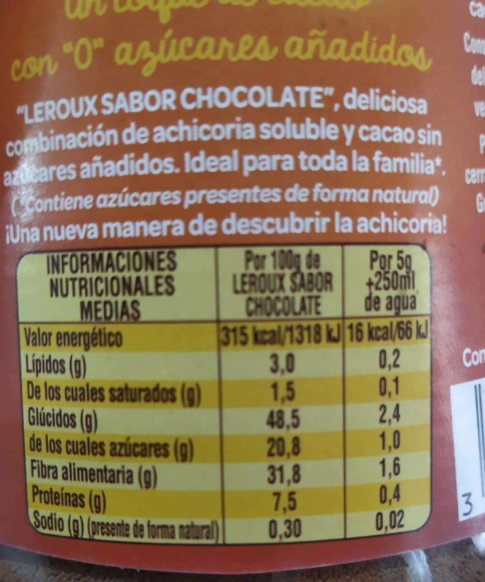 Leroux Chicoree soluble cacao 125g packshot