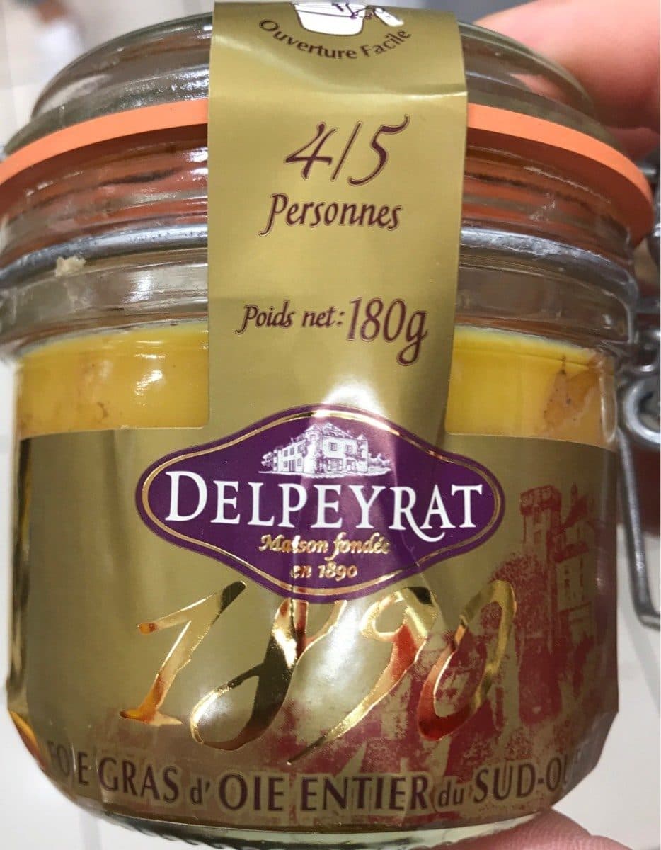 Delpeyrat Foie gras entier d'oie du sud ouest packshot